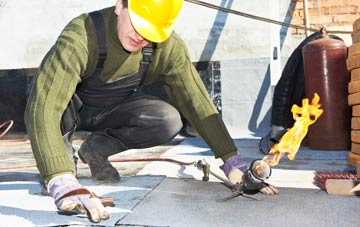 Ysbyty Ifan flat roof construction
